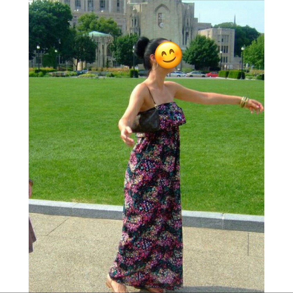 Strapless Maxi Summer Dress